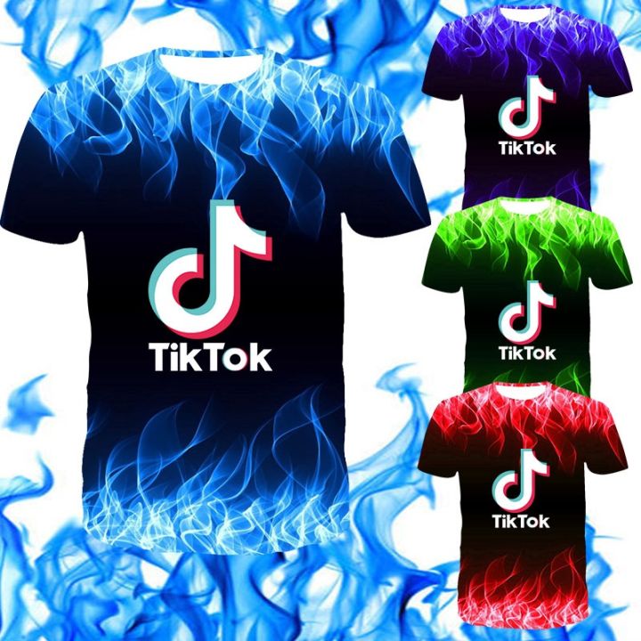 Tik Tok Clothes Woman, Tshirt Tik Tok Adult, Shirts Print Tiktok