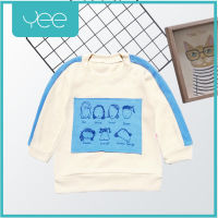 YeeShop ชุดเสื้อเด็กผู้ชาย/เด็กผู้หญิงแขนยาว ใหม่ ต้อนรับลมหนาว หลายลาย หลากสี ไซส์ 110#/2-3ปี 120#/3-4ปี 130#/4-5ปี 140#/5-6ปี （0826）