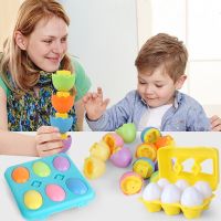 Smart Eggs 3D Puzzle For Children Montessori Educational Toys Color Recognize Shape Match Game Math Toys Jigsaw Mixed Shape Tool