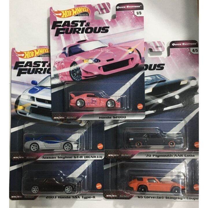 Hot wheels Premium 1:64 scale Fast & Furious Quick Shifters set of ...