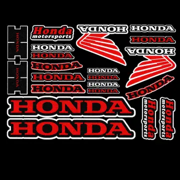 Vertical Honda sticker -  - Best moto decals