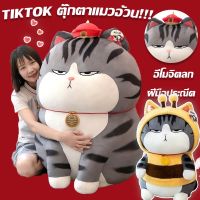 【Free-sun】ตุ๊กตาแมวอ้วน TikTok ตุ๊กตาแมว My Royal Wan ตุ๊กตาตัวใหญ่