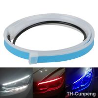 【LZ】▩◐∋  2pcs Drl For Cars LED Lighting Strip Daytime Running Lights Flexible Waterproof Strips Light 12V Car Accessories Auto Headlight