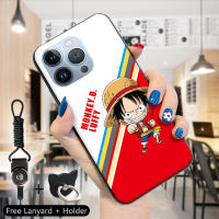 Volans เคสสำหรับ Apple ไอโฟน15 Pro Max 15 15 Pro อะนิเมะกันกระแทกเคสทีพียูชิ้นเดียวลิงโซโรเซนจิลูฟี่หมวกฟางสับโจรสลัดซิลิโคนนิ่มสายคล้องแหวนใส่นิ้วเคสครอบโทรศัพท์