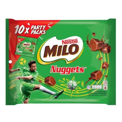 Milo Nuggets 10x Party Packs 150g ไมโลนักเก็ตส์ ช็อกโกแลต