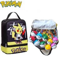 144 Buah/set Tokoh Anime Pokemon Dengan Tas Penyimpanan Kawaii Mini Pikachu Tokoh Si Boneka Pokeball Untuk Hadiah Mainan-An