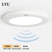 ZZOOI Led Ceiling Light PIR Motion Sensor 18W Modern Surface Mount Ceiling Lamp 110V 220V For Home Hallways Foyer Corridor Lamps