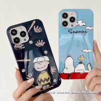 เคสโทรศัพท์มือถือแบบนิ่ม กันกระแทก ลายการ์ตูนสนูปปี้น่ารัก สําหรับ iPhone 13 12 11 Pro MAX IX XS MAX XR 7 8 Plus