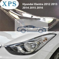 Xps ไฟหน้าเลนส์ปกล้างเลนส์ด้านหน้าเปลี่ยนไฟหน้าไฟหน้าปกเชลล์สำหรับ Hyundai Elantra 2012 2013 2014 2015 2016