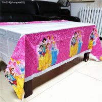 ❦✒﹊ 108cmx180cm Ariel/Snow White/Belle/Cinderella/Jasmine/Aurora Princess Plastic Table Cloth Kid Birthday Party Supplies Decoration
