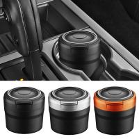 1pc Universal LED Car Ashtray Portable LED e Ashtray Garbage Coin Storage Cup Container Ash Tray Auto Accessories