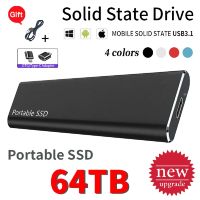 New 1TB Portable SSD  USB 3.1 High-speed External Hard Disk  500GB Mobile Solid State Drive Type-C for Notebook Laptop Mac Power Points  Switches Save