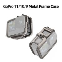 Metal Case for GoPro Hero 11 Black Camera Shell CNC Cage Protective Housing Frame for GoPro 11/10/9 Ultra-Light Metal Frame Case