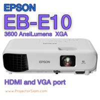 Projector Epson EB-E10 3600 Ansi Lumens XGA (1024x768)