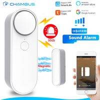 【LZ】◊✓❂  Tuya WiFi Door Sensor With Sound Alarm Smart Home Door Open/ Close Detectors WiFi Window Sensor SmartLife Google Home Alexa New