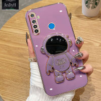 AnDyH 2022 New Design For OPPO Realme 5 5i 5s 6i C3 Case Luxury 3D Stereo Stand Bracket Astronaut Fashion Cute Soft Case