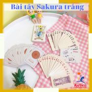 Bộ bài tây Sakura Tú Lơ Khơ Thủ Lĩnh Thẻ Bài Cardcaptor Sakura màu trắng