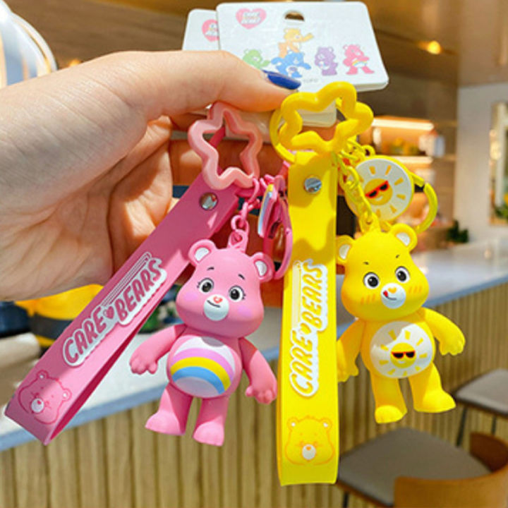 ตา168ช้อป-carebears-100-ตุ๊กตาแคร์แบร์พวงกุญแจ-น่ารัก-หมีแคร์แบร์-พวงกุญแจแคร์แบร์-พวงกุญแจแคร์แบร์ถูกๆ-พวงกุญแจแคร์แบร์แท้-ของขวัญ-cute-gift-key-chains