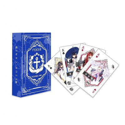 【CW】◙☏❦  54 Pcs/set Anime Azur Poker Cards Paper Board Game Collection