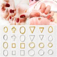 【CW】 Pieces Sticker Hollow Rivet Decoration Metal Border Gold Round Design Accessories