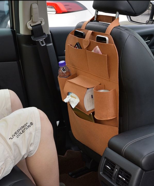 พร้อมส่งไทย1วัน-ที่ใส่ของในรถยนต์-car-storage-bag-กระเป๋า-ใส่ของหลังเบาะรถยนต์-ใส่-ขวดน้ำ-แก้วน้ำ-ทิชชู่-ipad-เก็บของในรถ-ที่แขวนในรถ