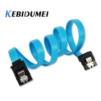 【Worth-Buy】 Kebidumei ความเร็วสูงตรงมุมขวา6Gbps 30ซม.50ซม.SATA 3.0 6กิกะไบต์/วินาที SATA III SATA 3สายแบนข้อมูลสำหรับฮาร์ดดิสก์ SSD