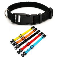 Pet Dog Collar Solid Color Puppy Collars Medium Dogs Quickly Disengaged Pet Dog Training Collar Teddy Bichon Small Dog Collar Leashes