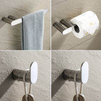 Hight Quality Bathroom Accessories Stainless Steel Polish Round Toilet Brush Holder Toilet Paper Holder Towel Rack &amp; Hook