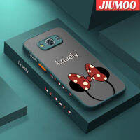 JIUMOO เคสปลอกสำหรับ Samsung Galaxy J3 Pro 2017 J330ลายการ์ตูนที่น่ารักมีแถบคาดศีรษะบางมีน้ำค้างแข็งโปร่งใสแข็งขอบสี่เหลี่ยมกันกระแทกมีลวดลายปลอกซิลิโคนเคสนิ่มป้องกันคลุมทั้งหมด