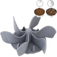 Spiral Slow Anti Choke Feeder Insert Turn Almost Any Dog Bowl or Dog Dish Into A Slow Feeder Dog Bowl Lick Mat for Dogs