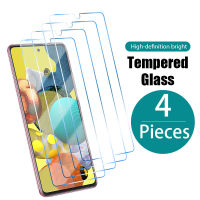 4Pcs Protective Glass For SamSung Galaxy A51 A52 A32 A72 A12 A50 5G Tempered Glass for A71 A31 A42 A41 Screen Protector Glass