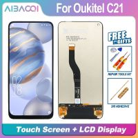 Aibaoqi หน้าจอ LCD ใหม่เอี่ยมหน้าจอสัมผัส + 2244X1080ขนาด6.4นิ้วแทนการประกอบสำหรับโทรศัพท์ C21