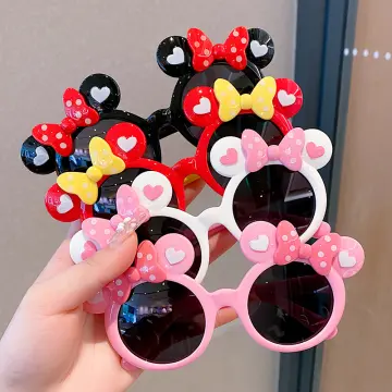 Disney Mickey Mouse Minnie Sunglasses Kids Mickey Flip Shape Glasses Boys  and Girls Sunglasses Sunglasse Cute Glasses Frame Gift