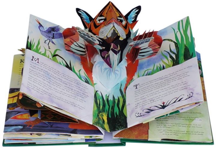 original-english-version-of-the-jungle-book-a-pop-up-fantasy-forest-jungle-prince-three-dimensional-book-d-isney-classic-fairy-tales