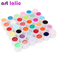 36 Colors UV Gel Set Pure Color Decor For Nail Art Tips Extension Manicure DIY Tools Decorations