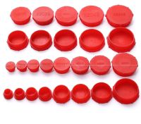 Red Plug Plastic Thread Protection Cap Plastic Thread Plug Plastic Plug Internal Screw Thread Plug Nut Bulkhead Decorative Cap