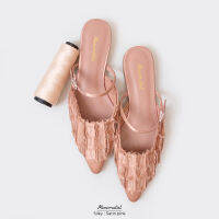 ?????????? รองเท้าแตะผ้าซาติน รุ่น Silky (satin pink) สายคาดใส่ได้ 2 แบบ seasonal collection!