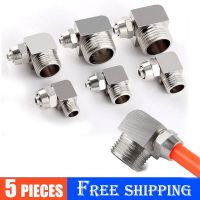 Pneumatic components hose connector OD 4mm 6mm 8mm 10mm Elbow BSPT thread airway adapter 1/8" 1/4" 3/8" 1/2" Copper alloy Pipe Fittings Accessories