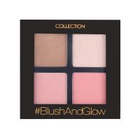 ลดล้างสต๊อก!!Collection Blush And Glow Palette 18g.ผลิต4/2018 ขอคนรับได้นะค่ะ