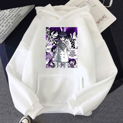 Danganronpa Anime Hoodie Aesthetic Clothes Manga Ouma Kokichi Hoodies Women Kawaii Tops Cartoon Pullover Sweatshirts Streetwear