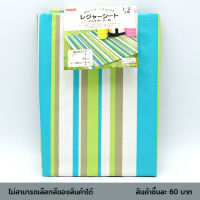 ไดโซ  เสื่อปิคนิคคละสีแบบลายเส้น90x60ซม.