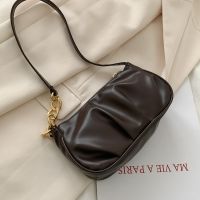 Women Dumpling Design PU Bag Korean Style Chain Shoulder Bag Armpit Bag