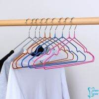 ไม้แขวนเสื้อ ไม้แขวนหุ้มซีลีโคนกันลื่น ราคา 1 ชิ้น Non-slip hanger for 1pcs