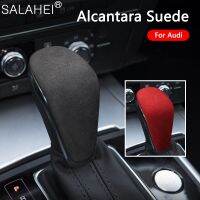 【hot】❆✜▪  Car Shift Handle Cover Interior Alcantara Suede Sticker A6L A6 A7 S6 2015 2016 2017 2018 Retrofit Accessories