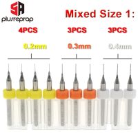 ▽✌✻ 10PCS Mixed 0.2mm 0.3mm 0.4mm or 0.5mm 0.6mm 0.8mm 1.0mm 3D Printer Nozzle Cleaning Drill Bits Kit fit MK7 MK8 Print Nozzle