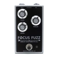 Great Eastern Fx "Focus Fuzz" Overdrive &amp; Fuzz เอฟเฟคกีต้าร์ Limited Edition - Only 250 World Wide