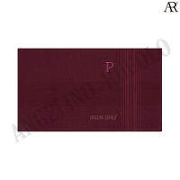 ANGELINO RUFOLO Handkerchief-P (ผ้าเช็ดหน้า) ผ้า 100% COTTON คุณภาพเยี่ยม ดีไซน์เรียบหรู Alphabet-P