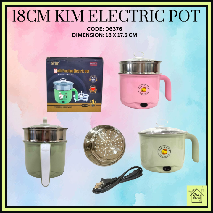 18CM KIM ELECTRIC POT/ ELECTRICT POT/Kim Multi Function Electric Pot