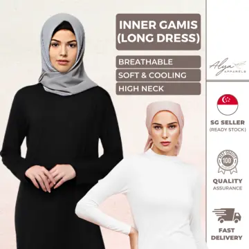 INNER JUBAH/LONG INNER/LONG DRESS SUPER SOFT AND COOLING FABRIC