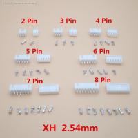 ♤☊ 20 kits XH 2.54mm 2/3/4/5/6/7/8/9/10/12pin JST Connector plug Male Female Crimps